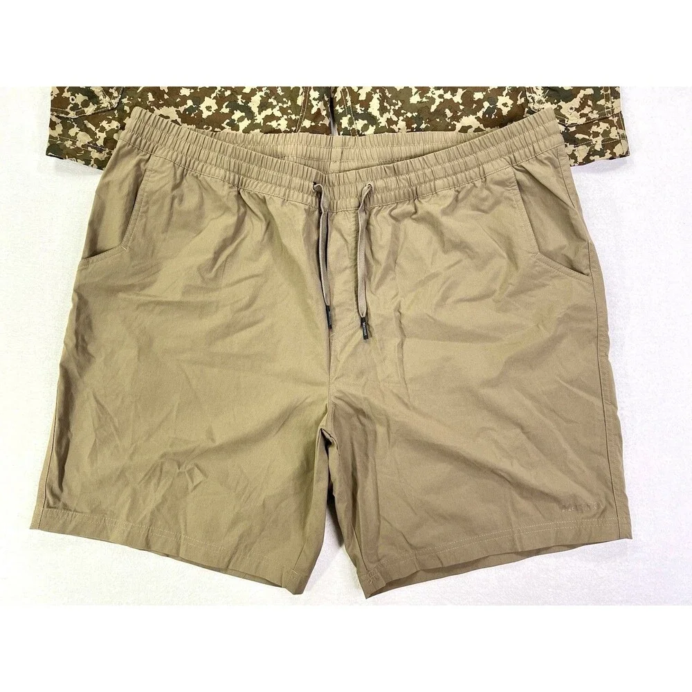 Lot of 2 Marmot Outdoor Hiking Casual Shorts Stretch Camo Cargo Mens Size 40